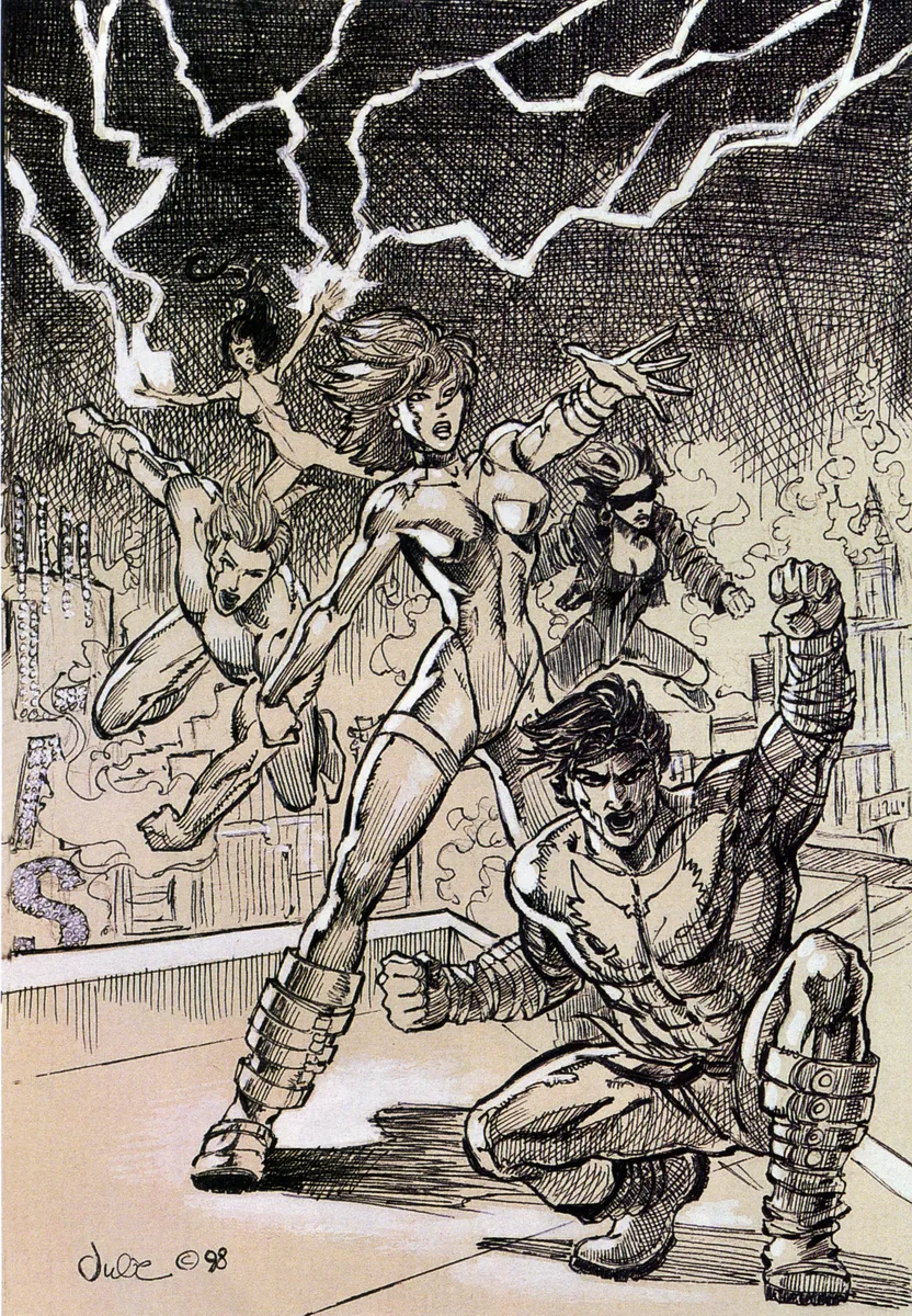 Warriors Of Las Vegas Sketch